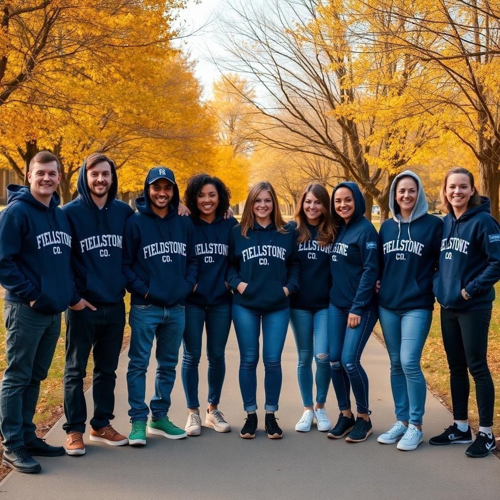 Group of branded sweatshirts from the best sweatshirt brands for 2026