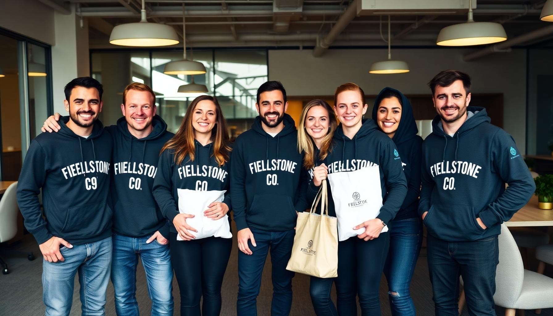 Branded swag and merch products side by side — understanding the key differences for brand strategy