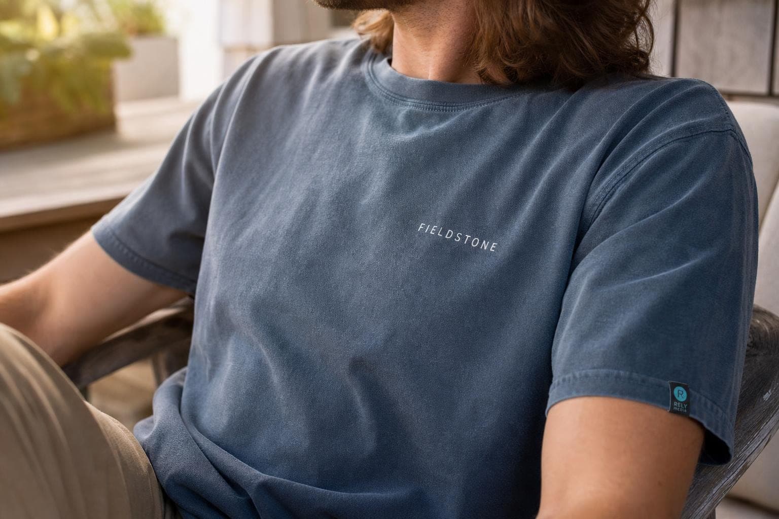 Soft-washed Comfort Colors tee worn casually