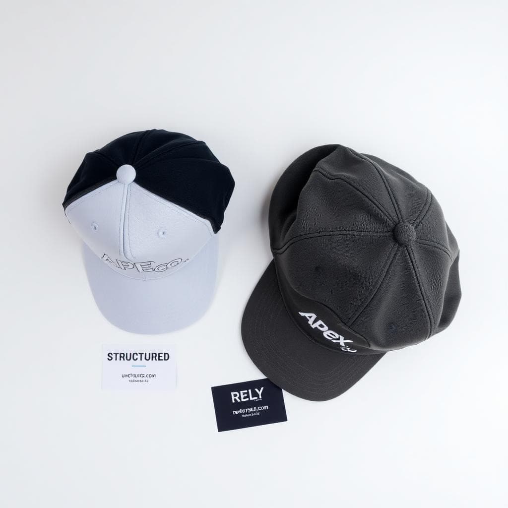 Hat construction โ buckram and structured cap panels