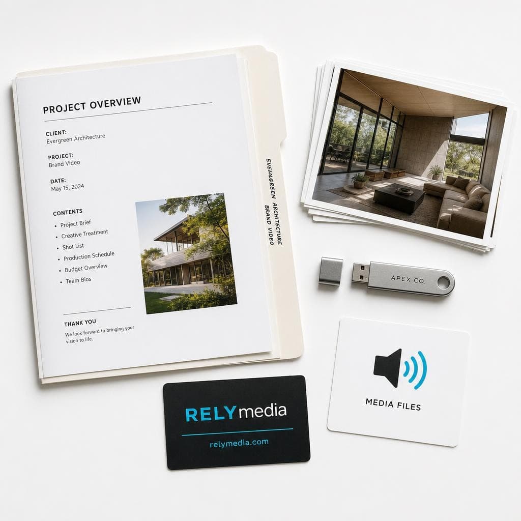 Flat lay showing common USB flash drive use cases